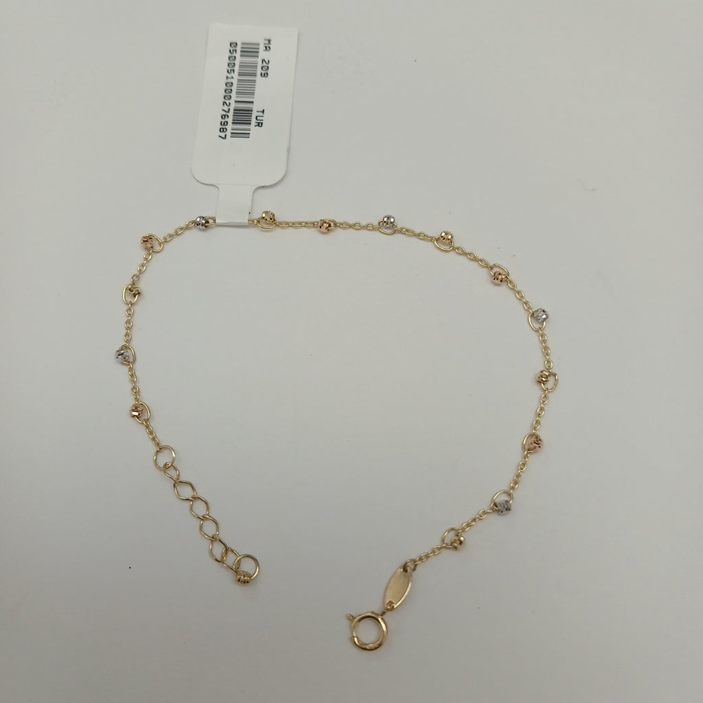 PULSERAS DAMA ORO 14K 1.1 (NUEVO)