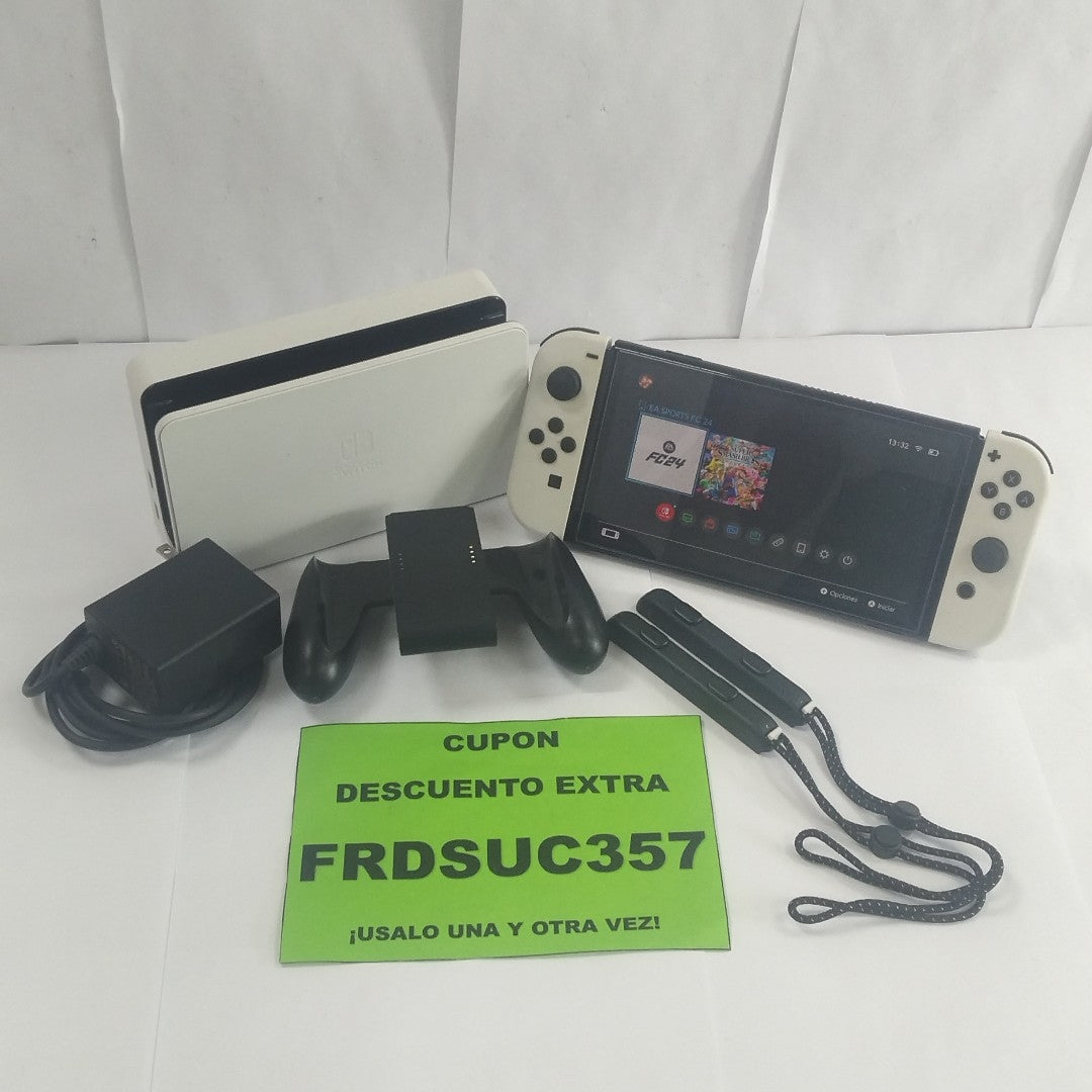 CONSOLA DE VIDEOJUEGO NINTENDO SWITCH OLED 64 GB (SEMINUEVO)