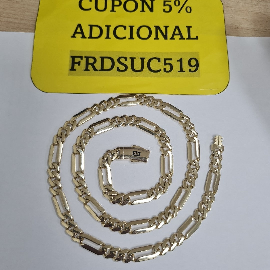 CADENA MONACO ORO 14K 27.4 (NUEVO)