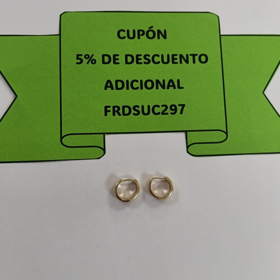 HUGGIES ORO 14K 1.3 (NUEVO)