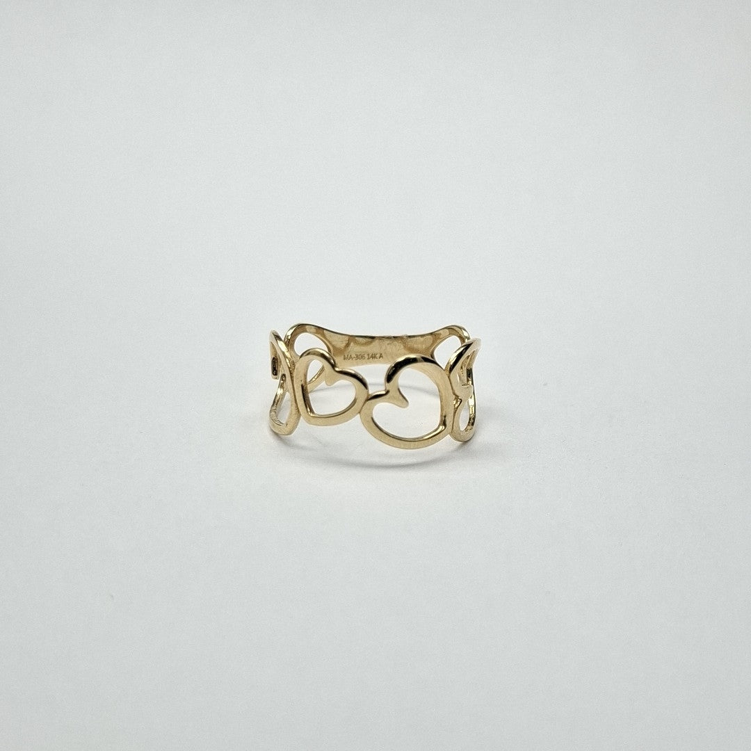 ANILLOS DAMA ORO 14K 1.5 (NUEVO)