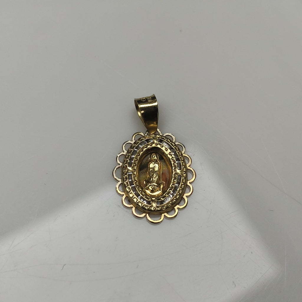 MEDALLA CONMEMORATIVA, MEDALLA RELIGIOSA ORO 10 K 0.3 GRMS (SEMINUEVO)