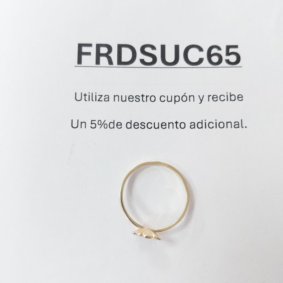 ANILLOS DAMA ORO 14K 1.6 (NUEVO)