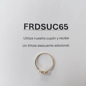 ANILLOS DAMA ORO 14K 1.6 (NUEVO)