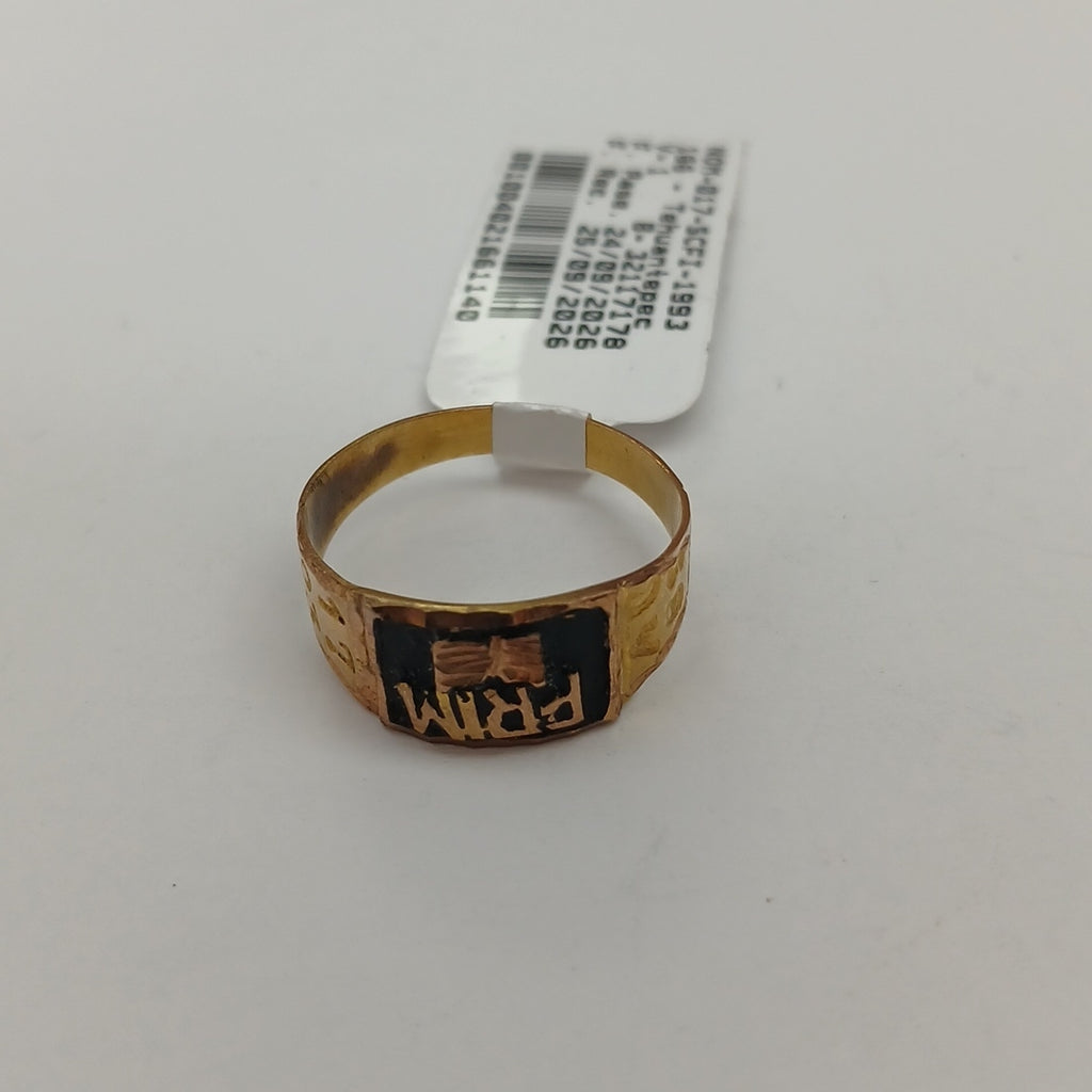 ANILLO DE GRADUACIÓN ORO 8 K 2,00 GRMS (SEMINUEVO)