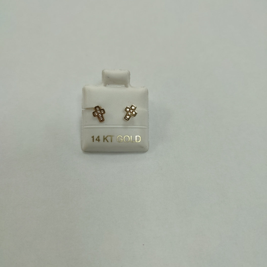 BROQUELES PAR ORO 14 K 0,30 GRMS (SEMINUEVO)