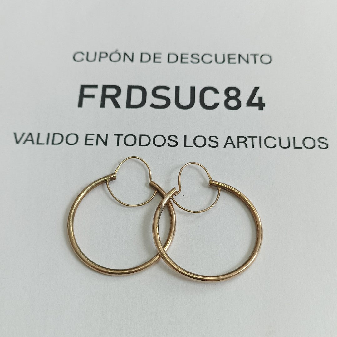 ARRACADAS PAR ORO 8 K 2.1 GRMS (SEMINUEVO)
