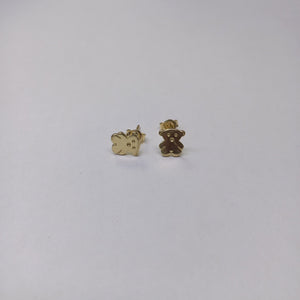 BROQUELES ORO 14K 1 (NUEVO)
