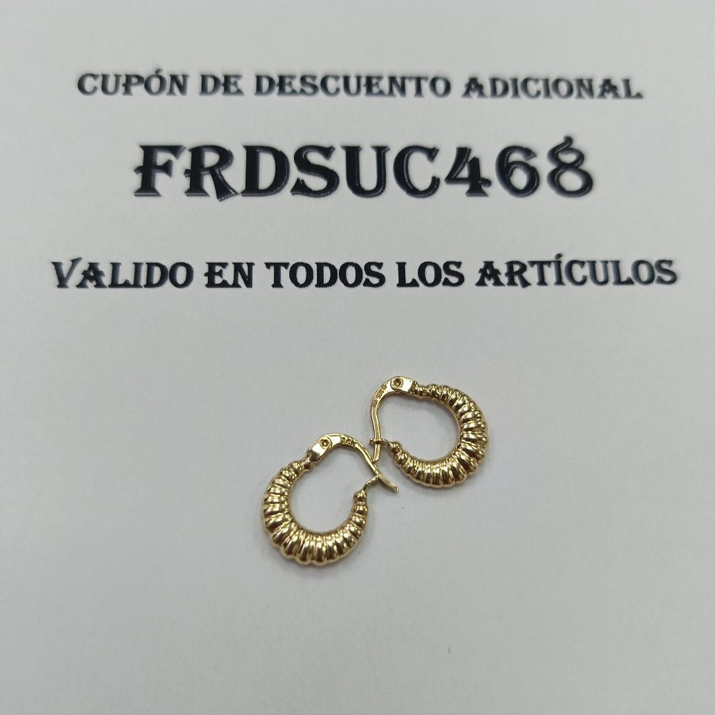 ARRACADAS ORO 14K 1.1 (NUEVO)