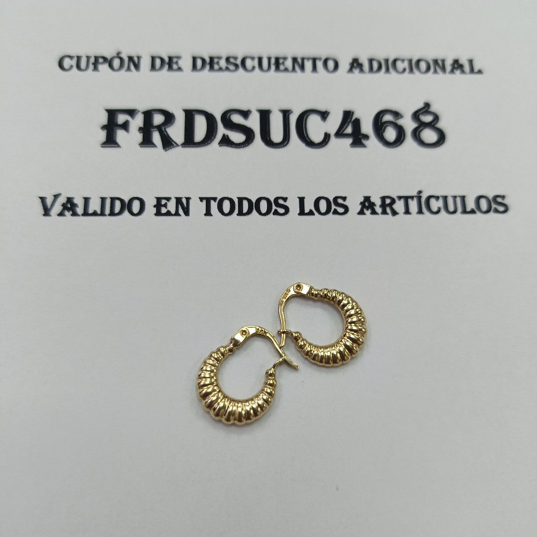 ARRACADAS ORO 14K 1.1 (NUEVO)