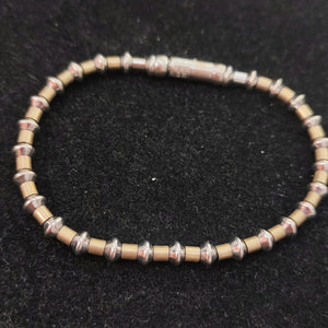 PULSERA ORO, ORO COMBINADO 14 K 12 GRMS (SEMINUEVO)
