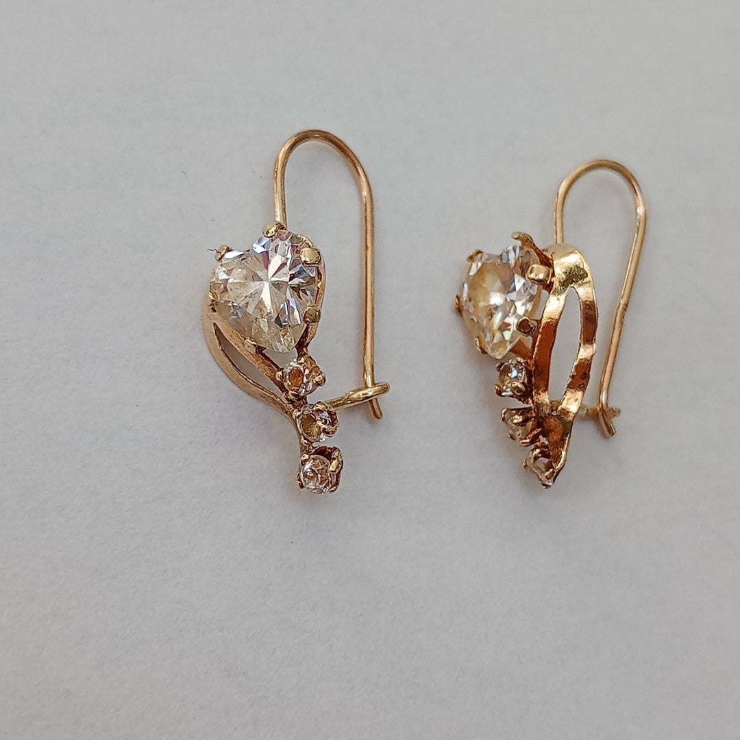 ARETES PAR ORO 8 K 1.6 GRMS (SEMINUEVO)