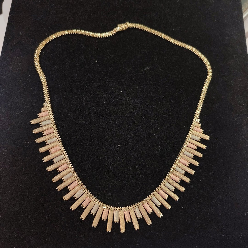 GARGANTILLA ORO, ORO COMBINADO 14 K 30.2 GRMS (SEMINUEVO)