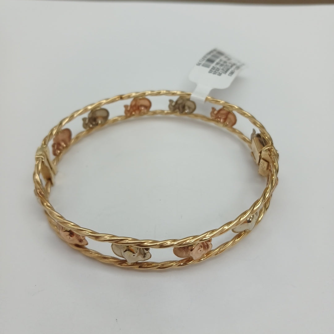 PULSERA RIGIDA ORO 14 K 12,40 GRMS (SEMINUEVO)
