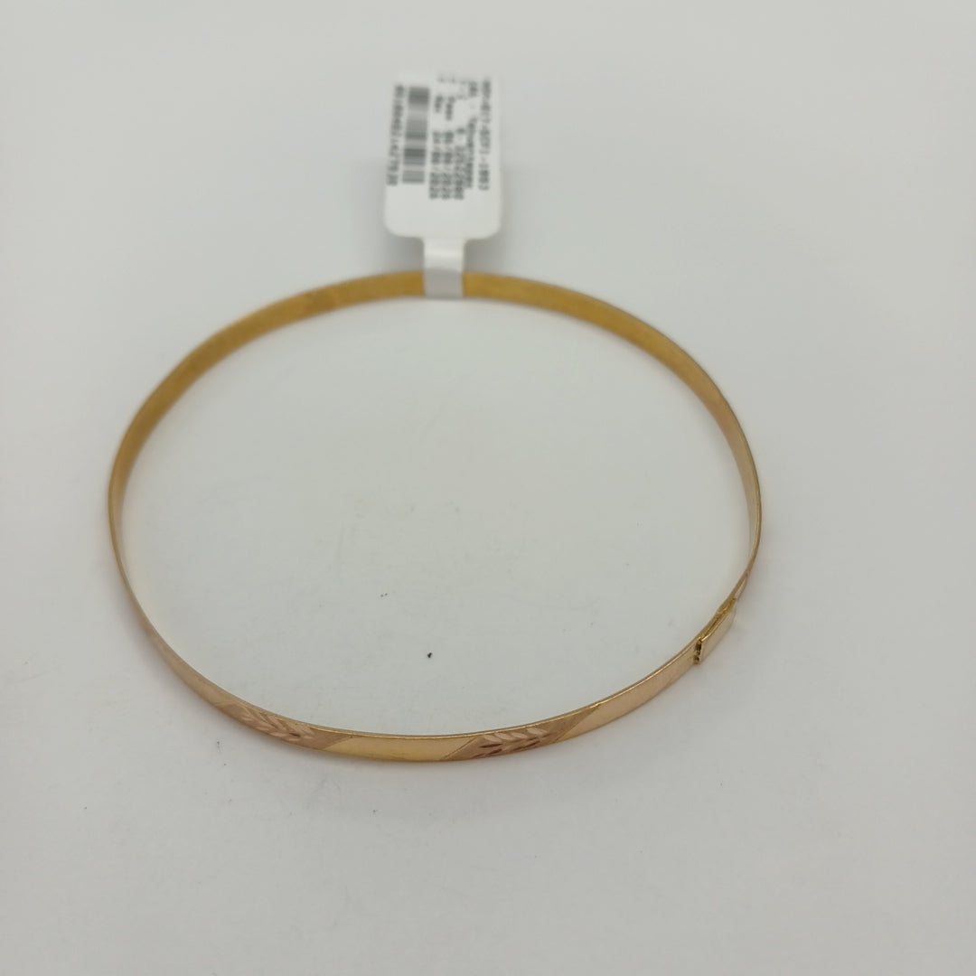PULSERA RIGIDA ORO 10 K 4.6 GRMS (SEMINUEVO)
