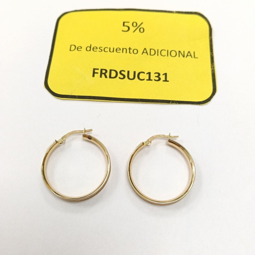 ARRACADAS PAR ORO 14 K 2,60 GRMS (SEMINUEVO)