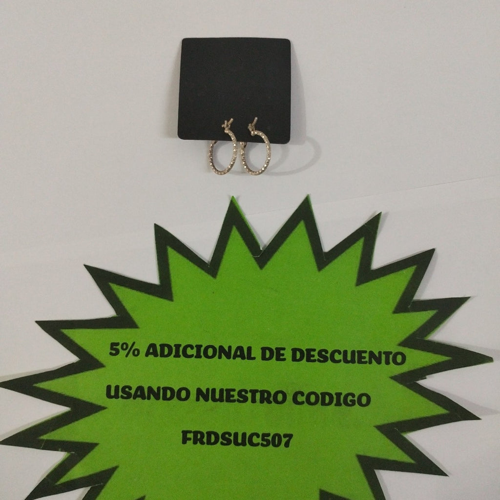 ARRACADAS PAR PLATA 1 GRMS (SEMINUEVO)