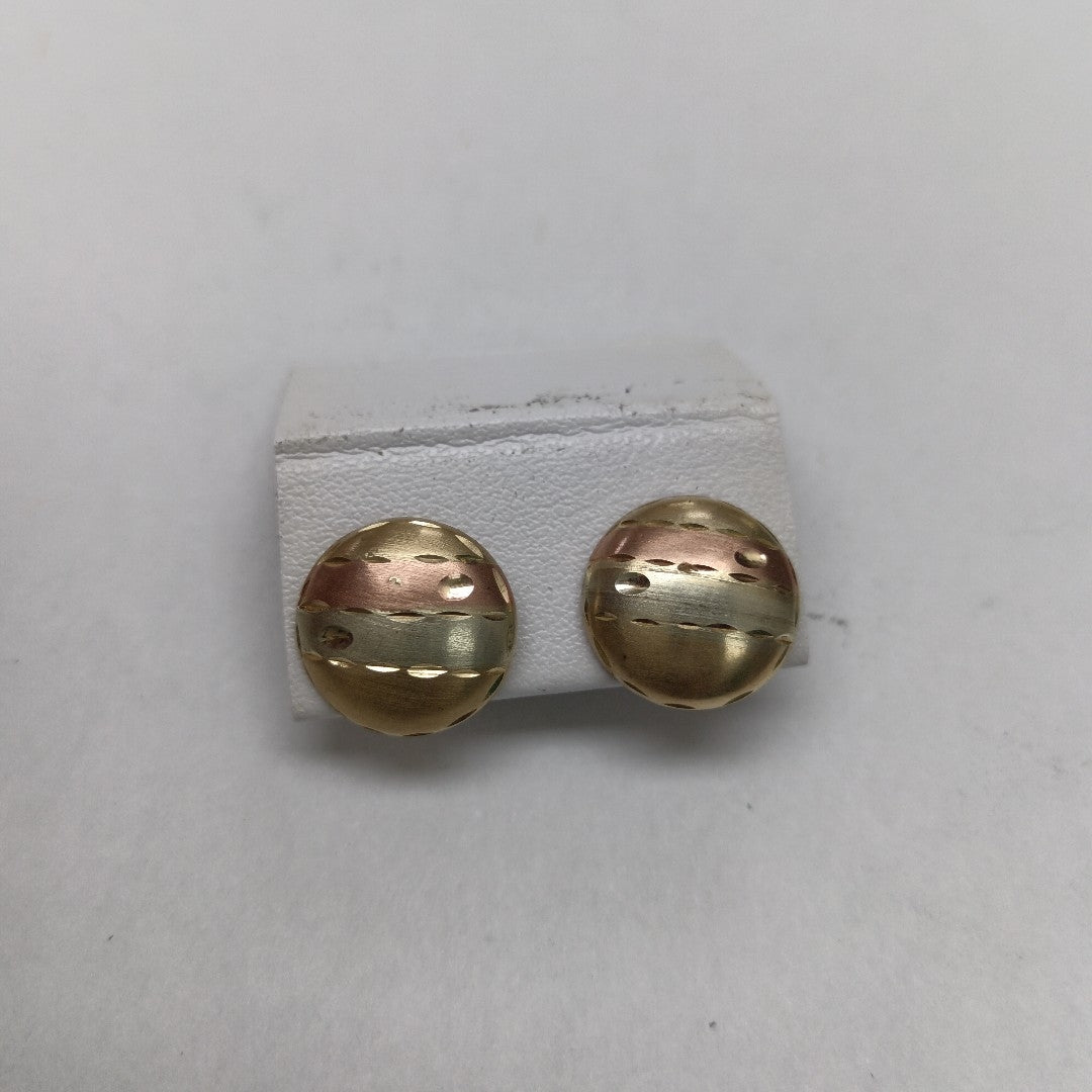 BROQUELES PAR ORO 14 K 1,20 GRMS (SEMINUEVO)