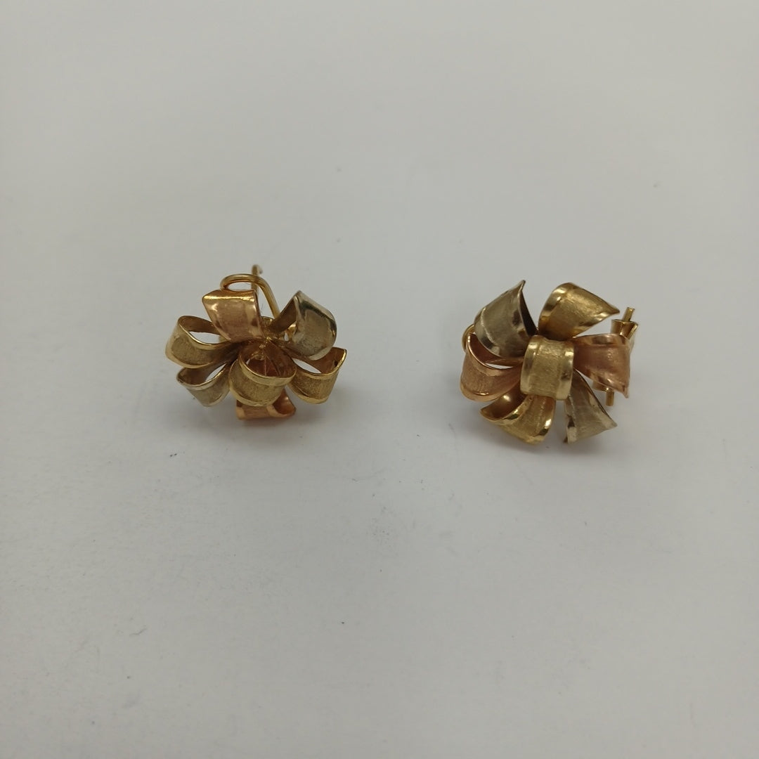 ARETES PAR ORO 14 K 4.6 GRMS (SEMINUEVO)