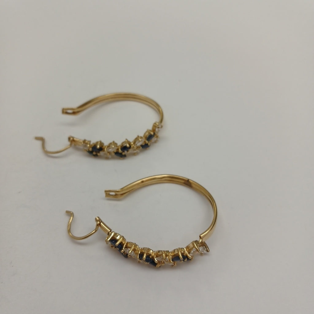 ARRACADAS PAR ORO 14 K 5.6 GRMS (SEMINUEVO)