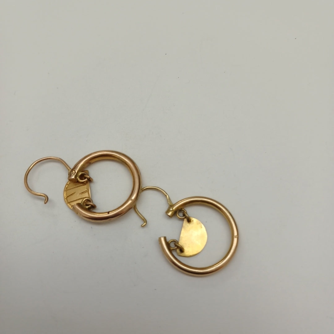 ARRACADAS PAR ORO 10 K 3.1 GRMS (SEMINUEVO)