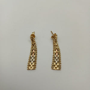 BROQUELES PAR ORO 14 K 3.6 GRMS (SEMINUEVO)