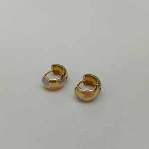 ARRACADAS PAR ORO 14 K 1.6 GRMS (SEMINUEVO)