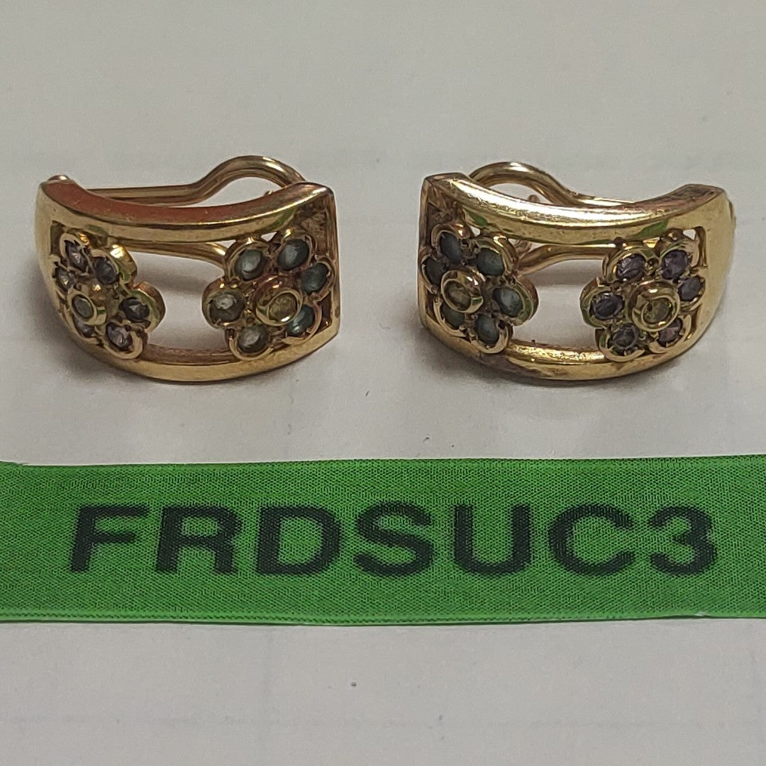 ARETES PAR ORO 18 K 9,80 GRMS (SEMINUEVO)
