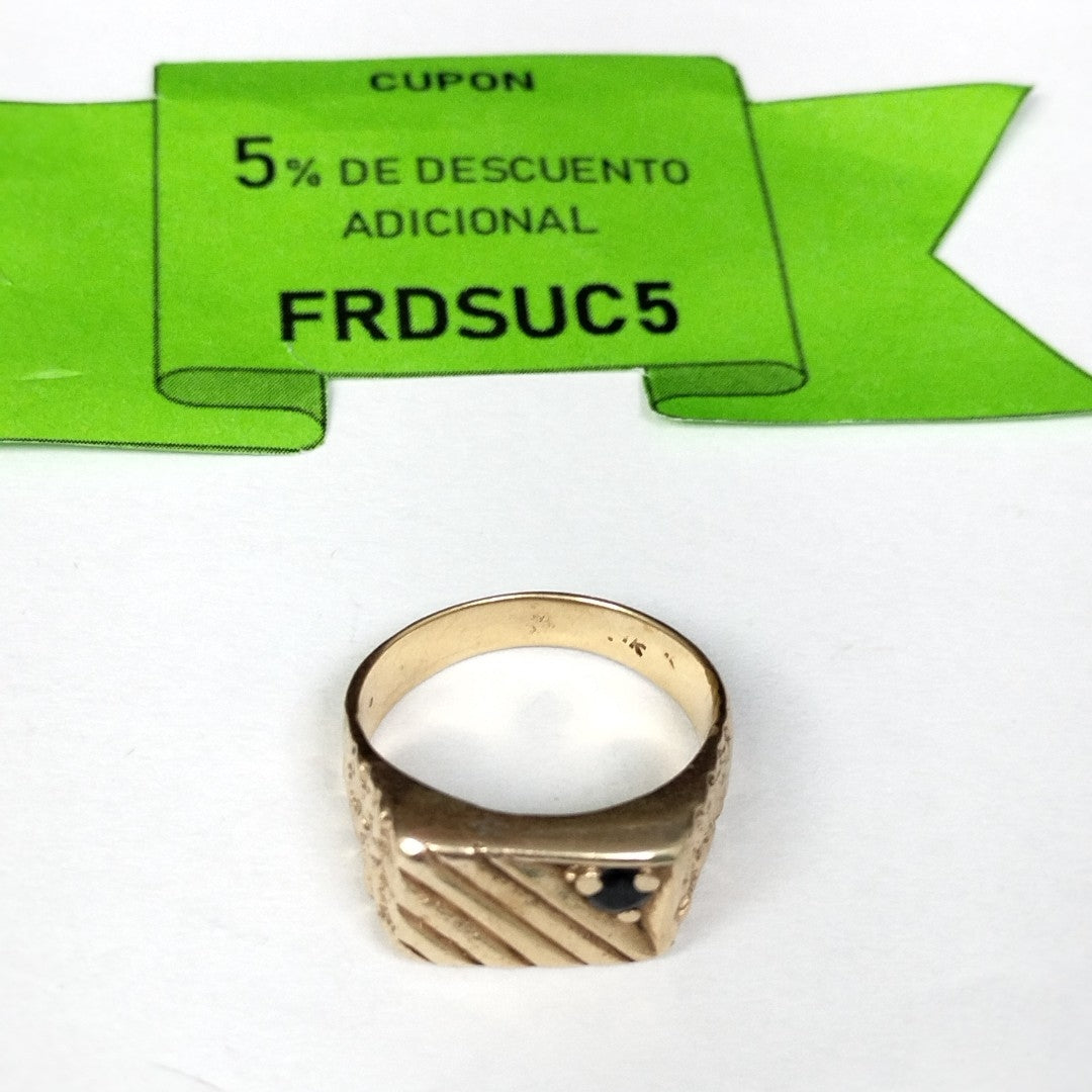 ANILLO ORO 14 K 7,50 GRMS (SEMINUEVO)