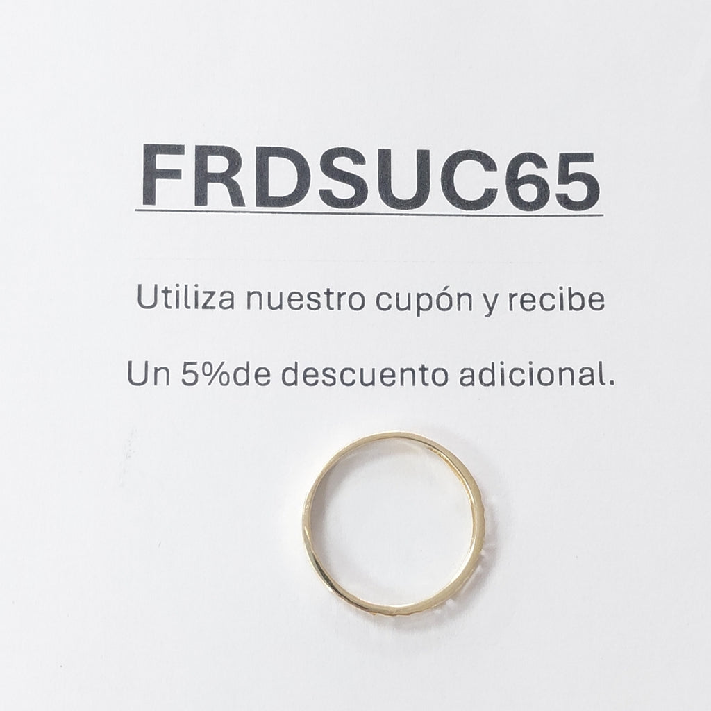 ANILLOS DAMA ORO 14K 1.3 (NUEVO)