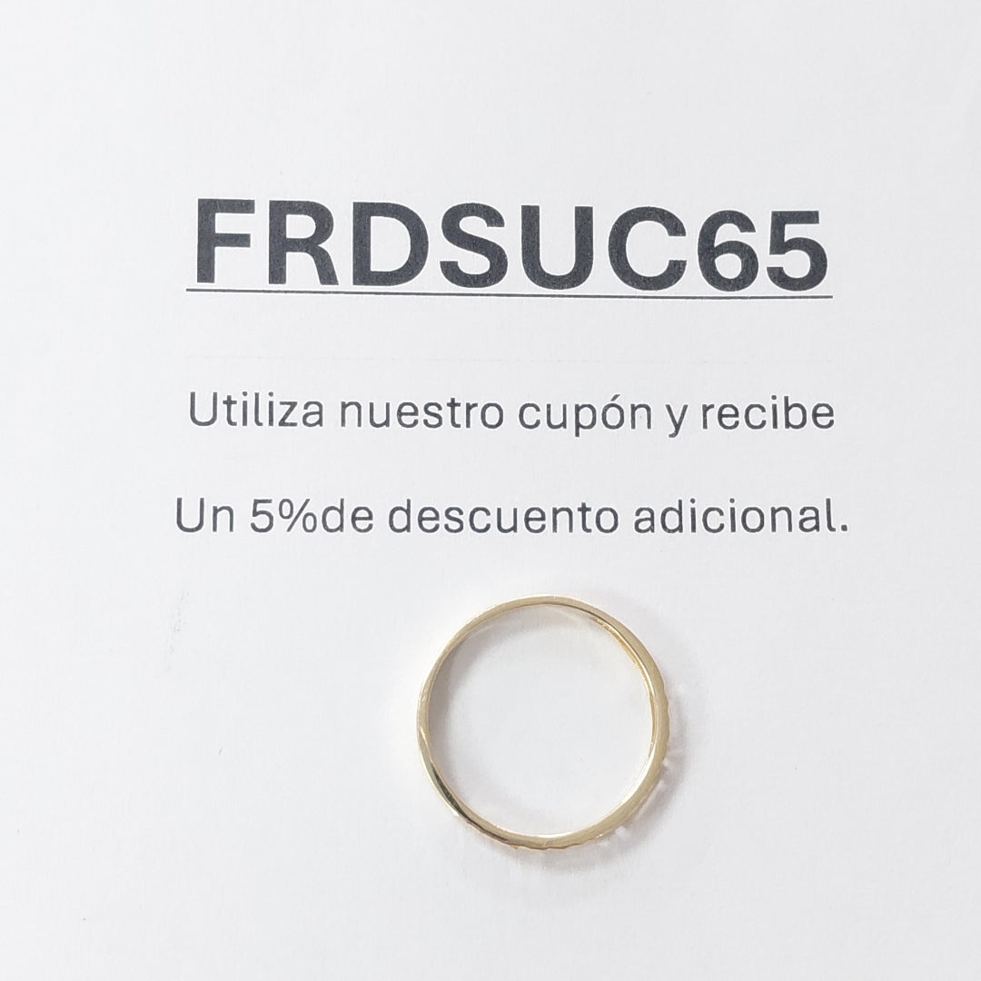 ANILLOS DAMA ORO 14K 1.3 (NUEVO)