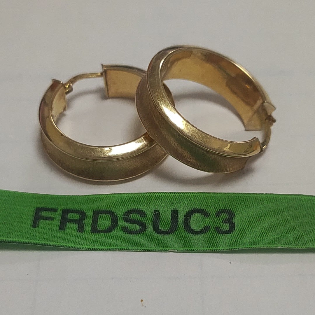 ARRACADAS PAR ORO 14 K 4.6 GRMS (SEMINUEVO)