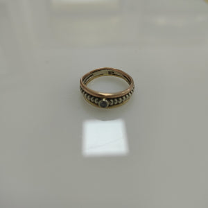 ANILLITO ORO,ORO COMBINADO 10 K 3,30 GRMS (SEMINUEVO)