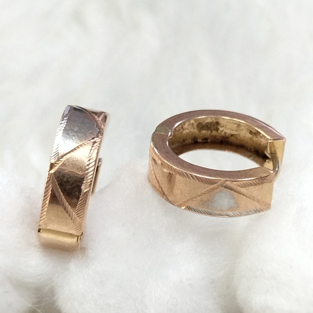 ARRACADAS PAR ORO 14 K 2.7 GRMS (SEMINUEVO)