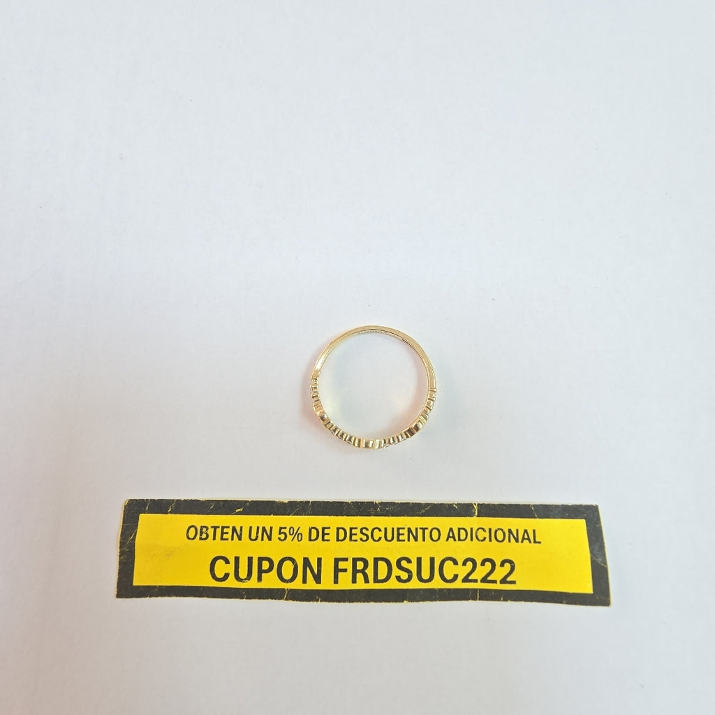 ANILLO ORO 10 K 1.1 GRMS (SEMINUEVO)