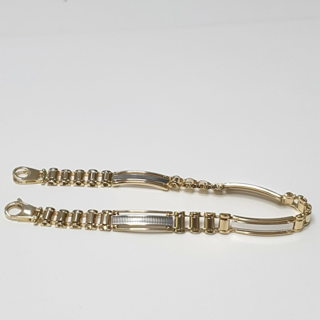 PULSERAS CABALLERO ORO 14K 11.2 (NUEVO)