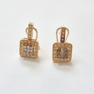 ARETES PAR ORO 14 K 5,60 GRMS (SEMINUEVO)