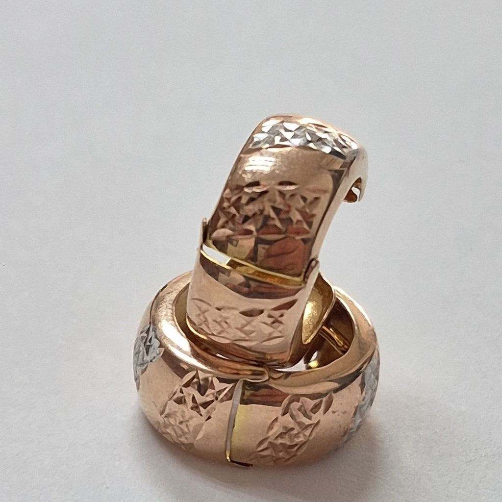 ARRACADAS PAR ORO 14 K 2 GRMS (SEMINUEVO)