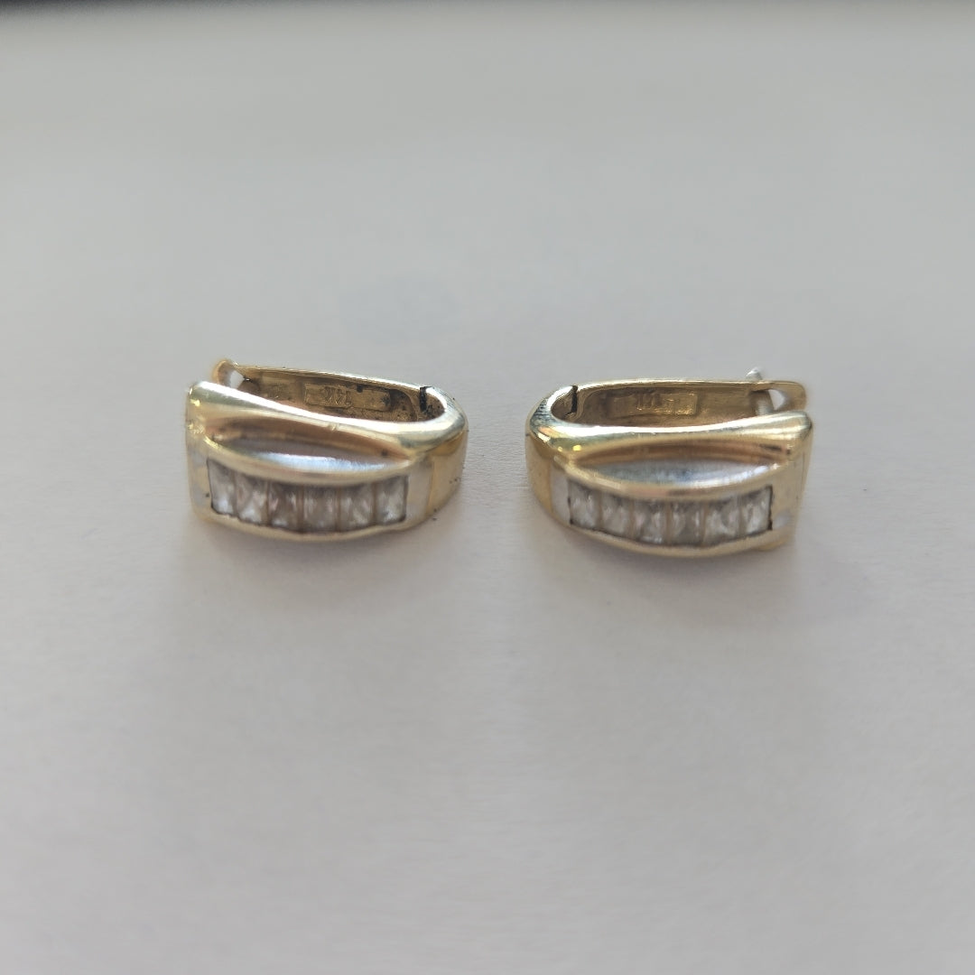 ARETES PAR ORO 14 K 6.6 GRMS (SEMINUEVO)