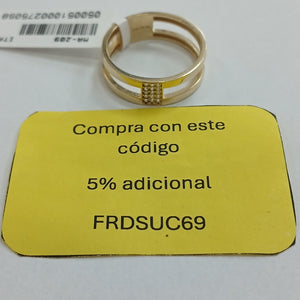 ANILLOS DAMA ORO 14K 2.7 (NUEVO)