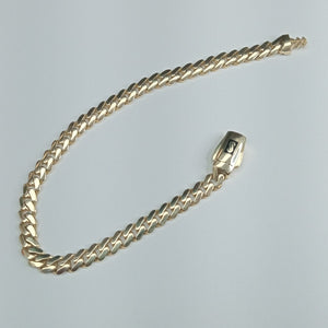PULSERA MONACO ORO 14K 5.6 (NUEVO)