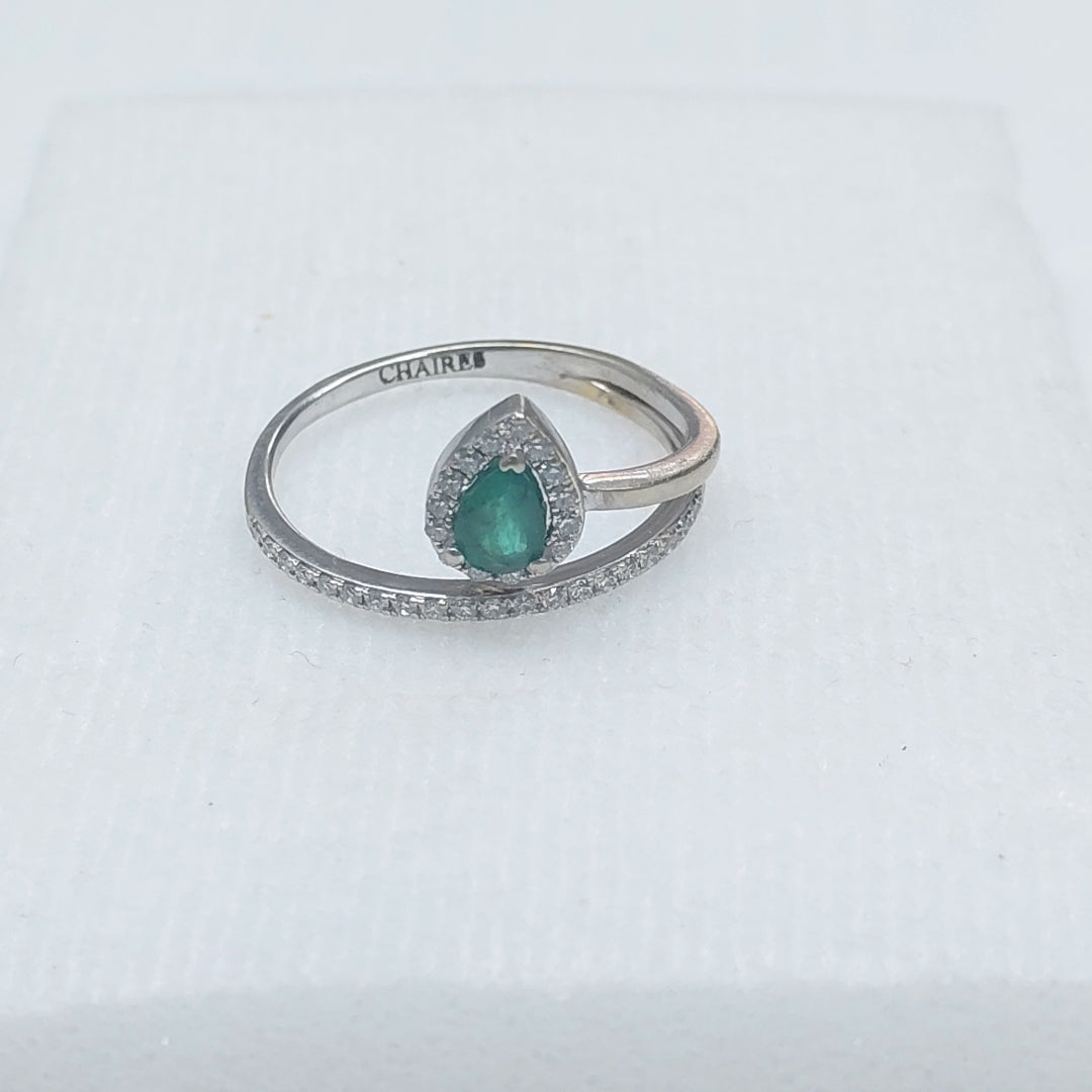 ANILLITO ORO, ORO BLANCO 18 K 2.7 GRMS (SEMINUEVO)