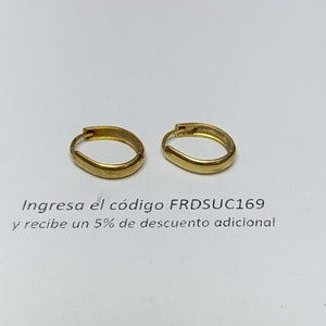 ARETES PAR ORO 10 K 1,80 GRMS (SEMINUEVO)