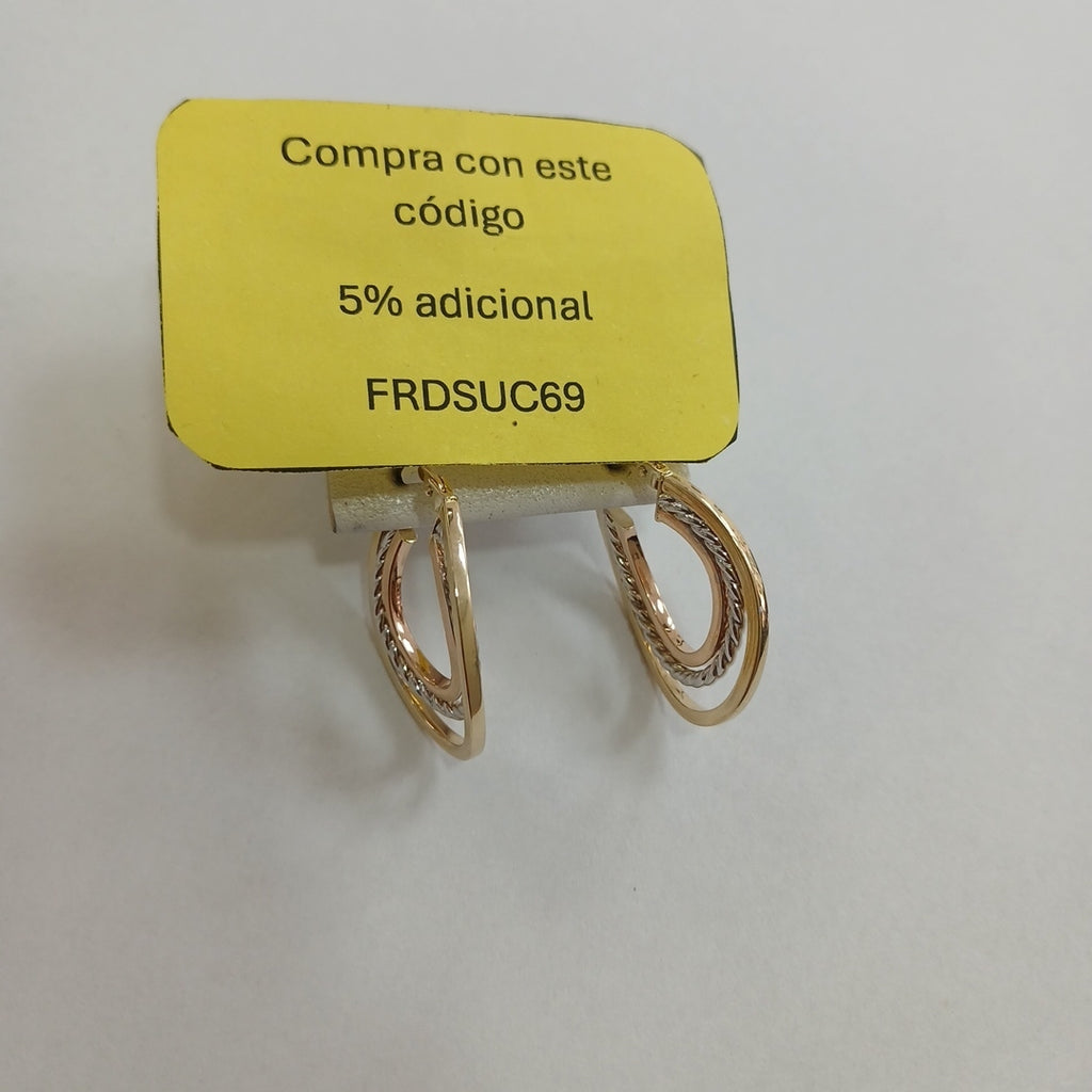 ARRACADAS ORO 14K 2.6 (NUEVO)
