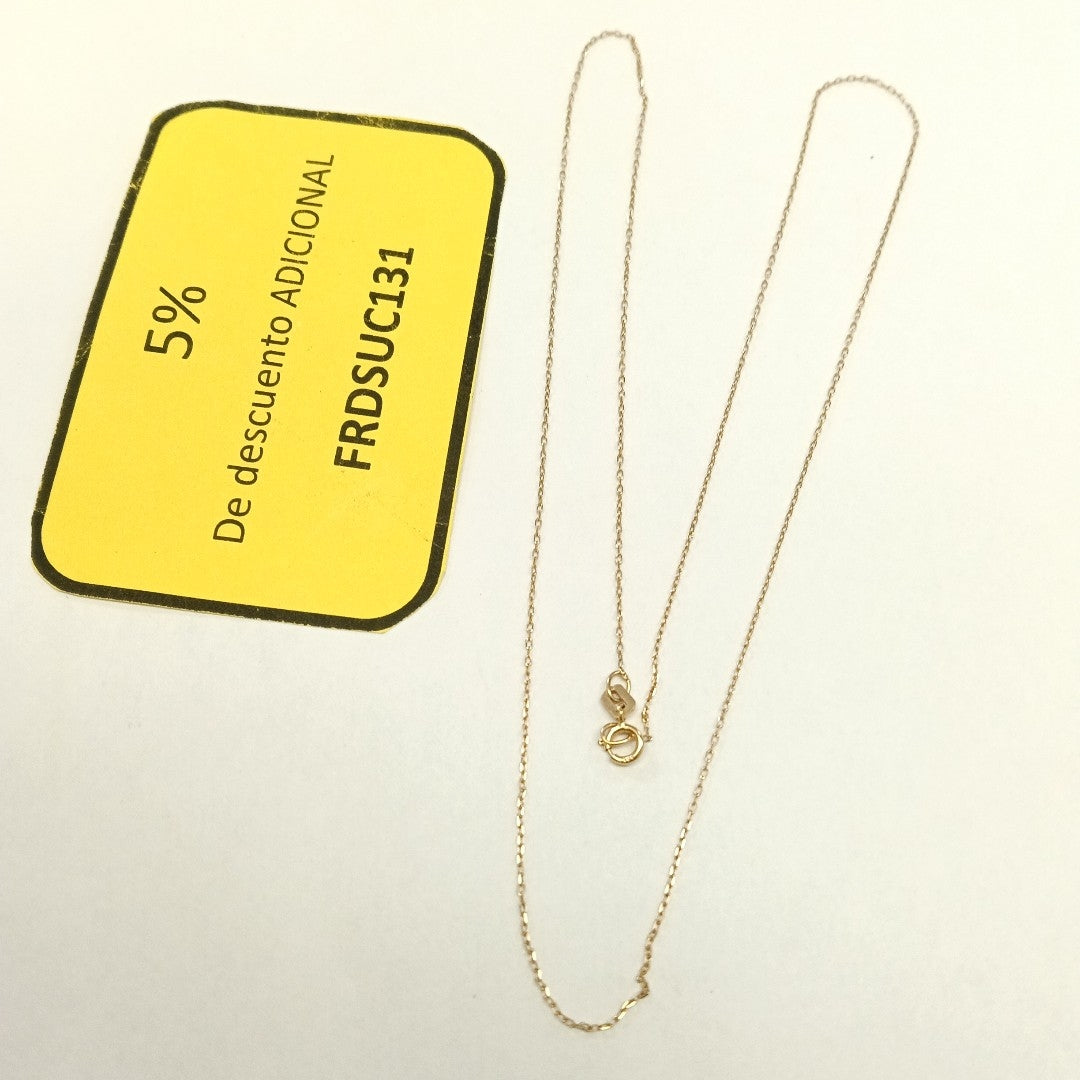 CADENA ORO 10 K 0.6 GRMS (SEMINUEVO)