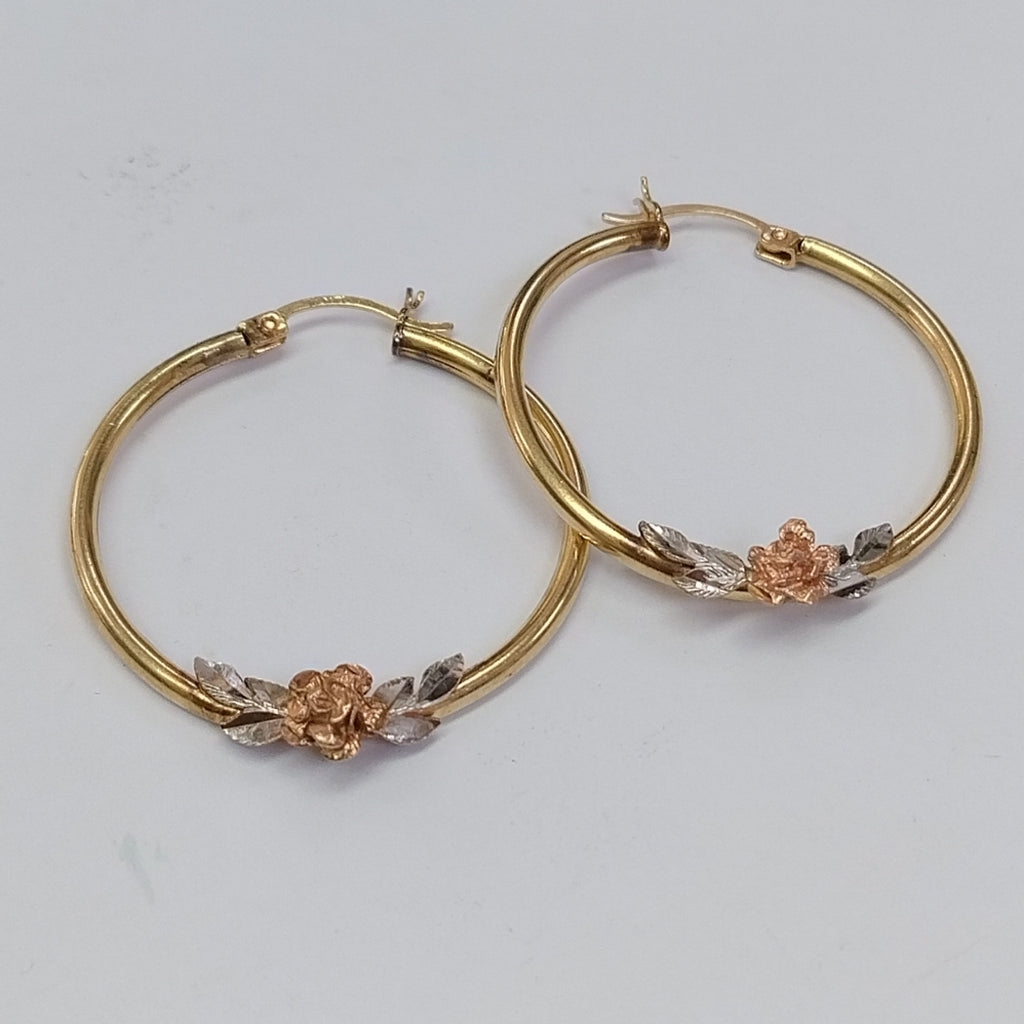 ARRACADAS PAR ORO 10 K 4,00 GRMS (SEMINUEVO)