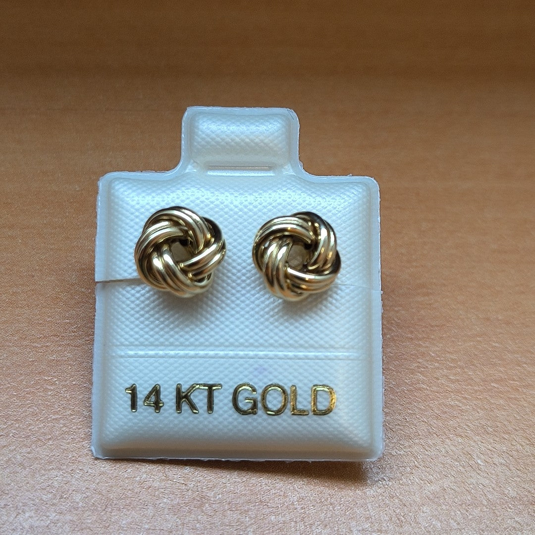 BROQUELES ORO 14K 1.2 (NUEVO)