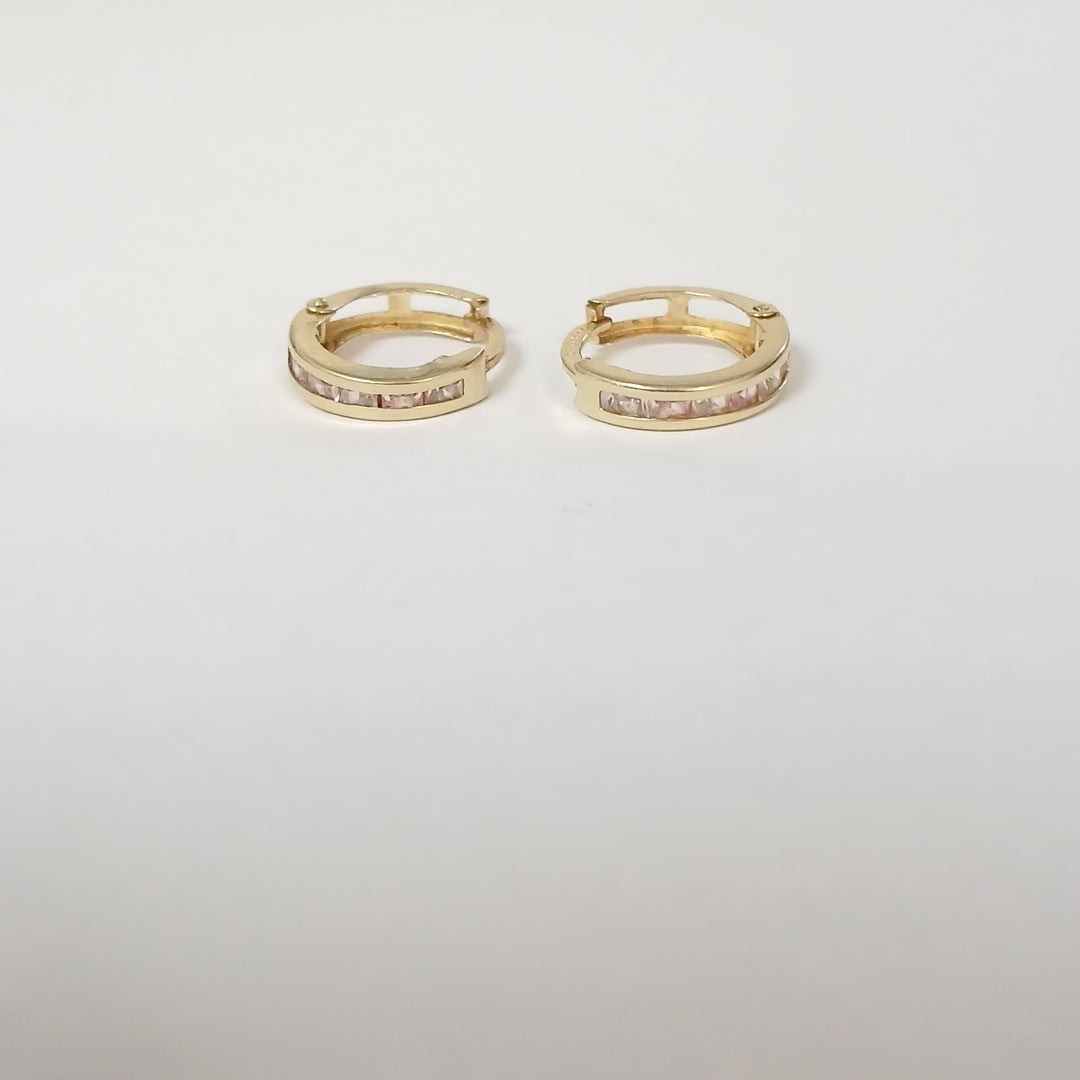 ARRACADAS PAR ORO 14 K 0.8 GRMS (SEMINUEVO)