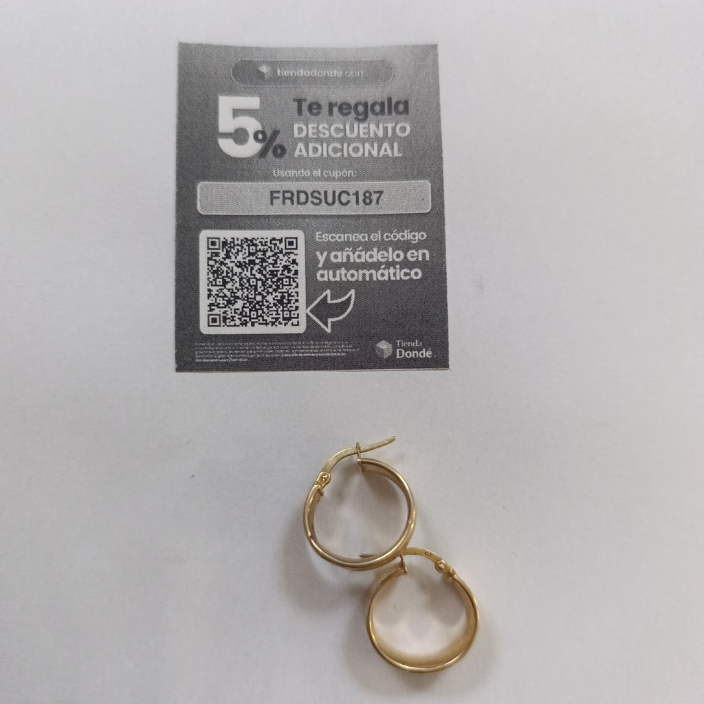 ARETES PAR ORO 10 K 1.9 GRMS (SEMINUEVO)
