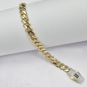 PULSERA MONACO ORO 14K 10.2 (NUEVO)